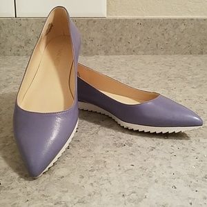 🏅NINE WEST Blue Otherhalf Pointed Toe Flats